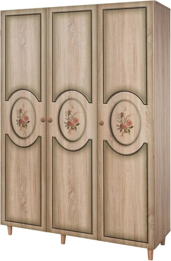 Gardróbszekrény, 135 cm – Mode-421