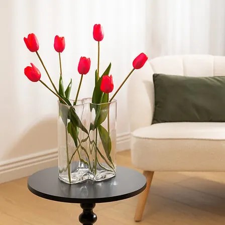 Mesterséges tulipán rózsaszín