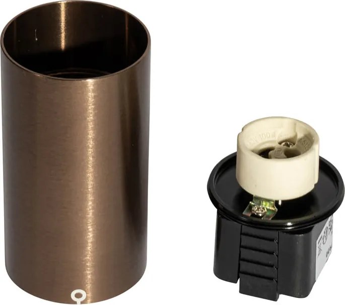 Modern sötét bronz reflektor 1 fázisú sínrendszerhez GU10 35mm - Iconic Ruby Honey