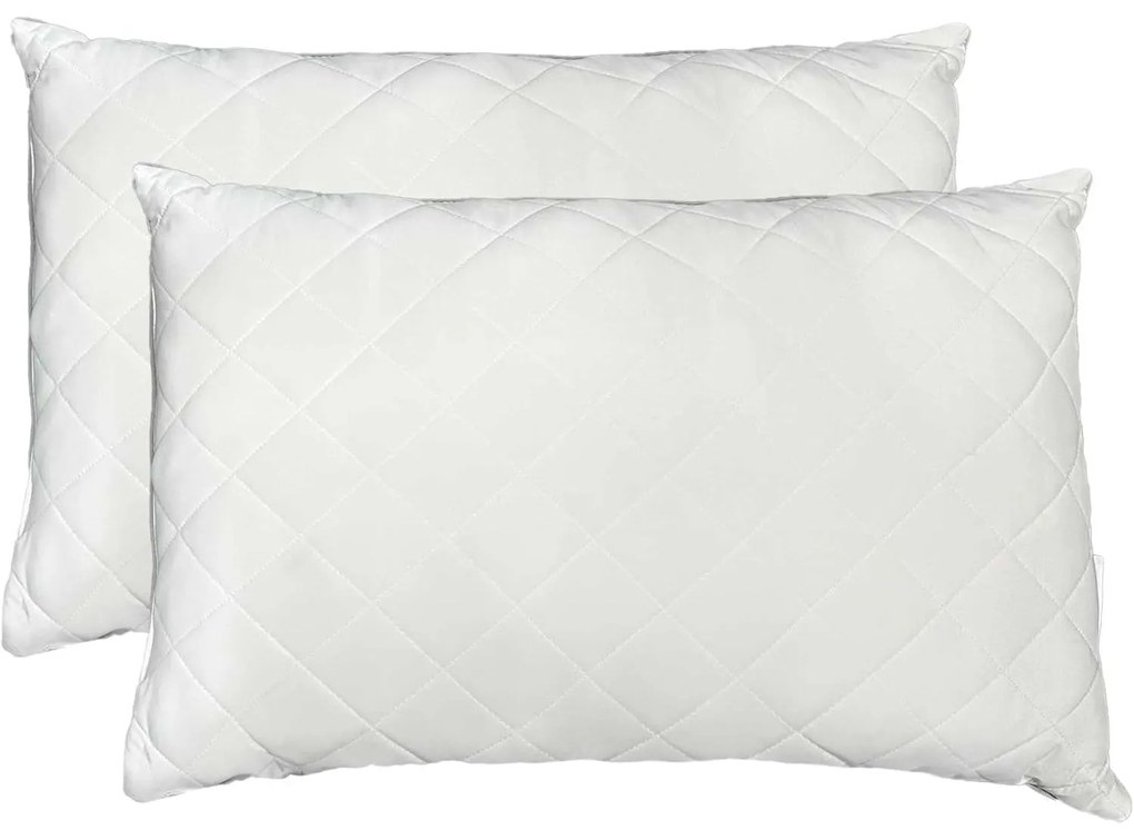 párna hűsítő huzattal 2 db-os szett, 50 x 70 cm, felhőfehér