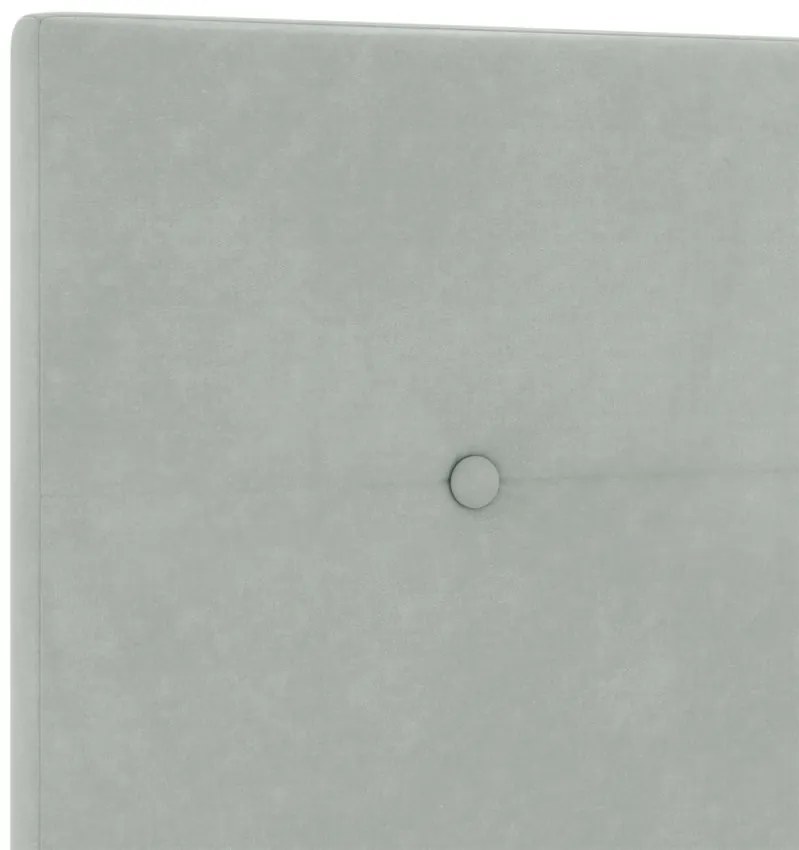 Fejtámla LED -es lámpákkal Világosszürke 80 cm Bársony