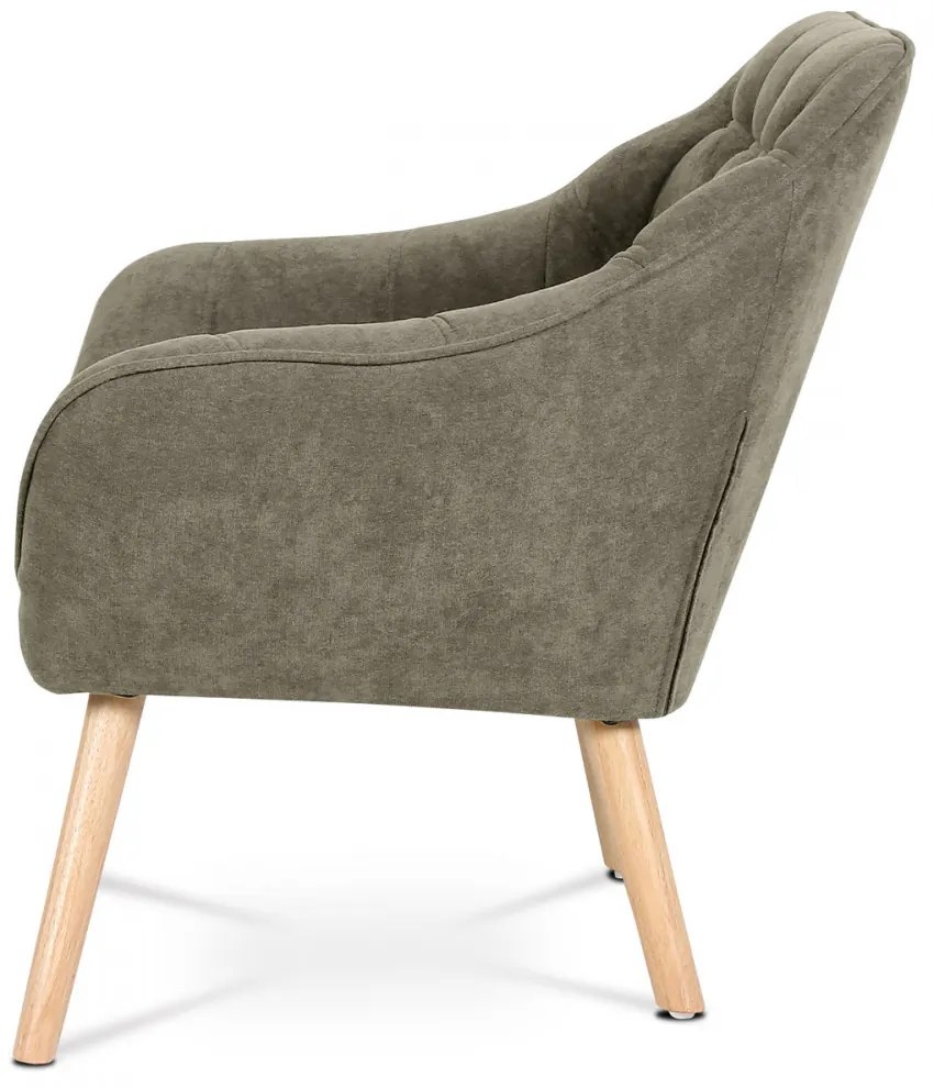 Fotoliu Elegant De 1 Persoană Cu Tapițerie De Culoare Trufe Ak-321