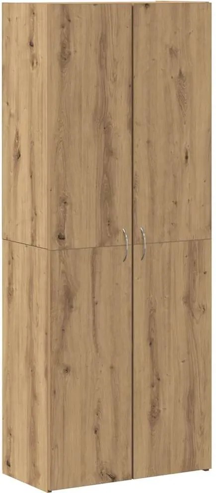 vidaXL Irodai szekrény ajtóval Artisan tölgy 70 x 32 x 77.5 cm Faanyag
