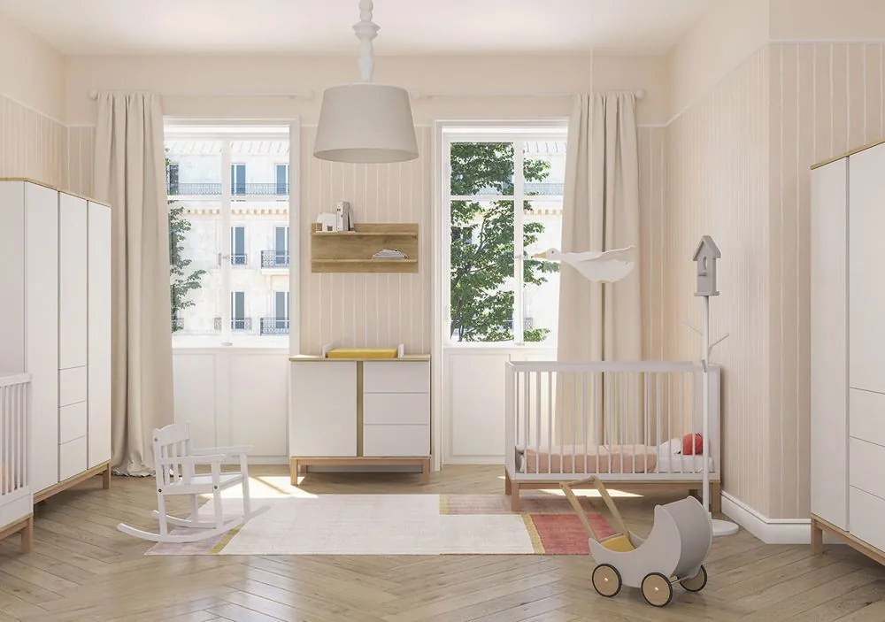 Faktum Loop White & Oak - 120-as babaágy
