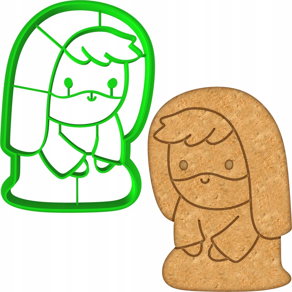 Karácsonyi Forma Mézeskalács lyukasztó Karácsony József 8cm