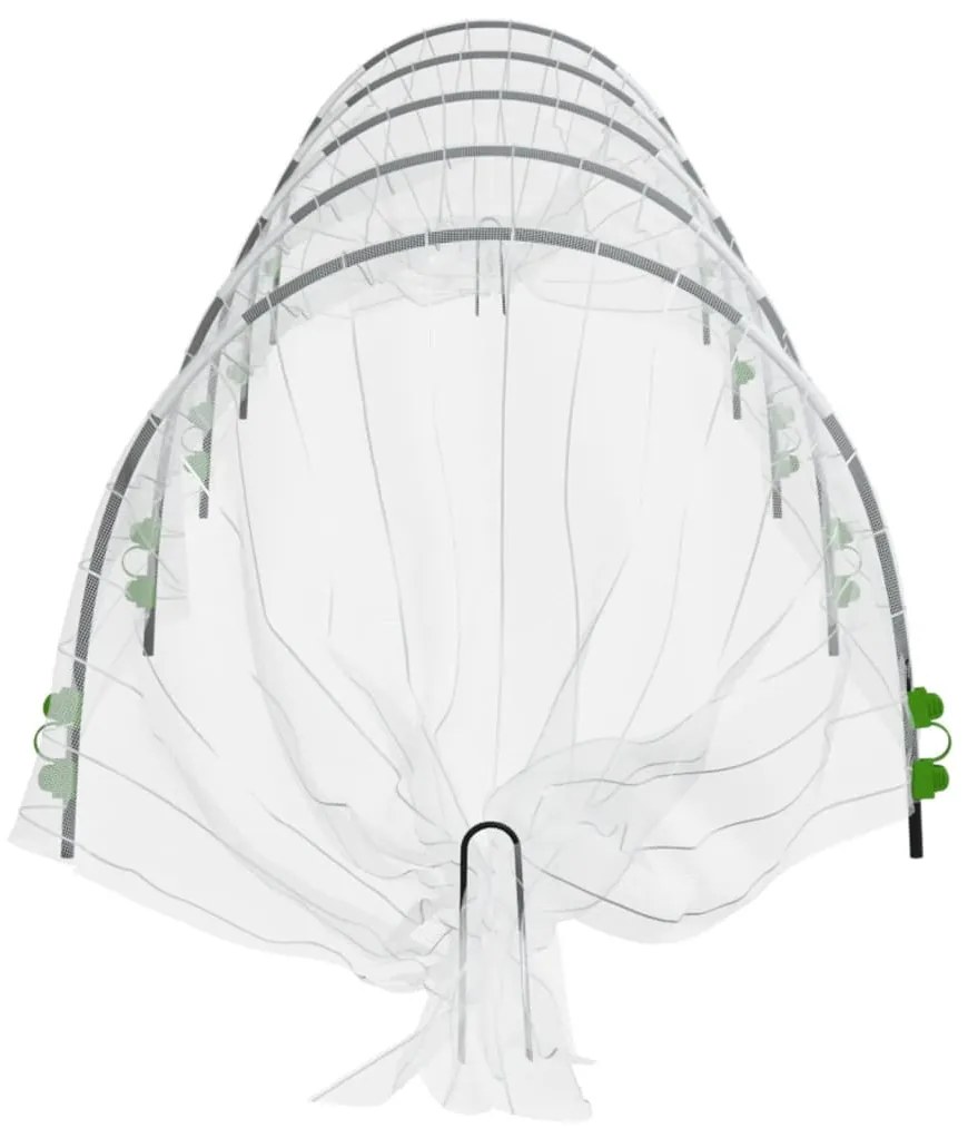 2 db üvegszál és PP háló alagút 1,5 x 5 m