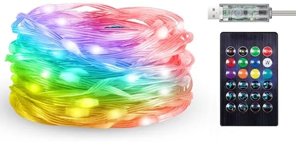 Rabalux 77124 - LED RGB szalag BIRI LED/3,2W/5V 10m IP44