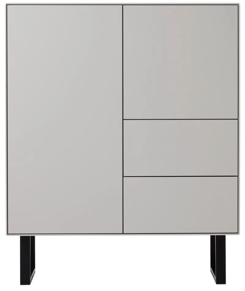 Világosszürke magas komód 91x111 cm Edge by Hammel – Hammel Furniture