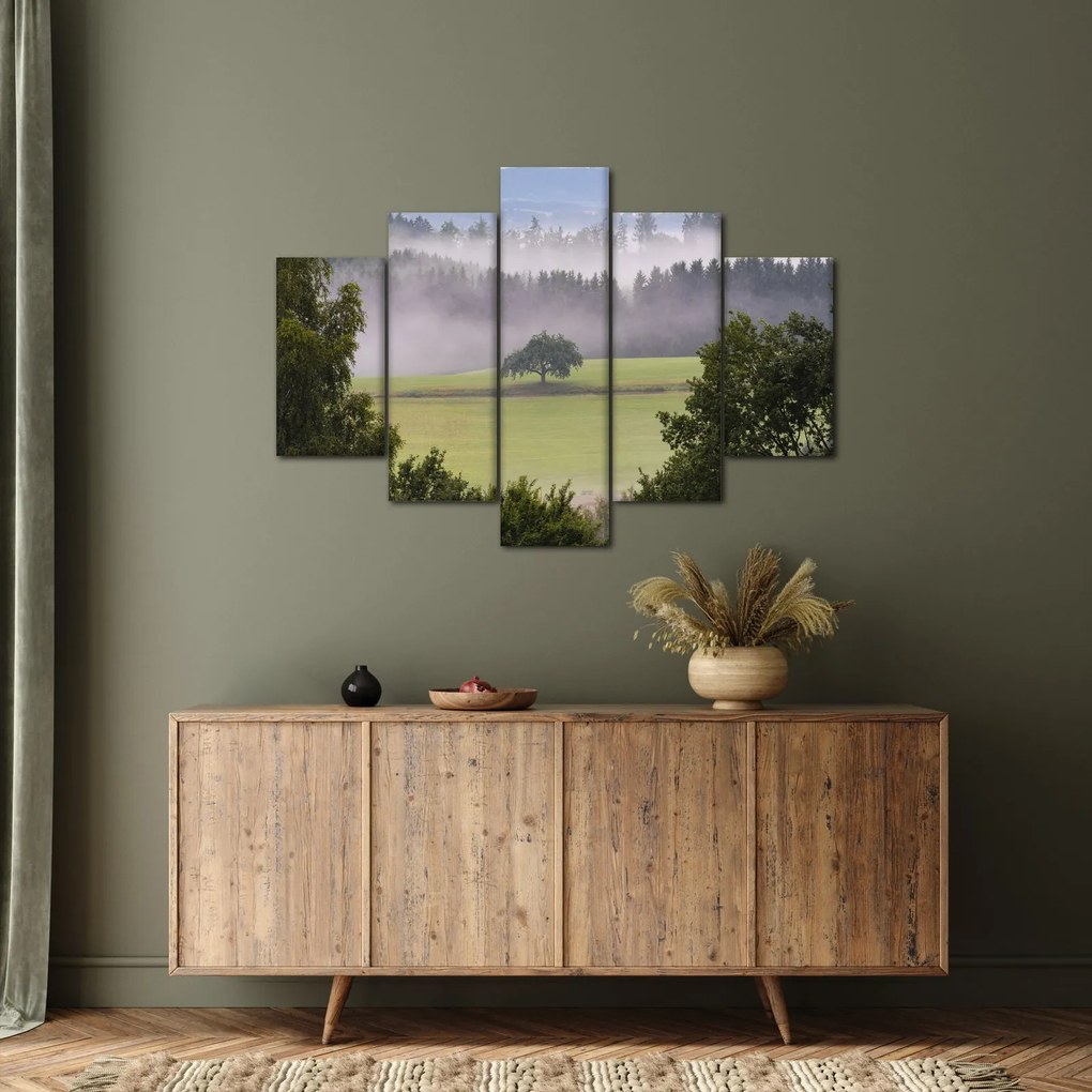 Egy kép a rétről egy fával (150x105 cm)
