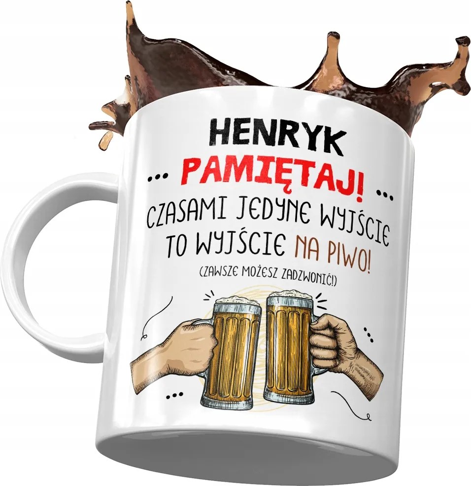 Bögre Henrik Férj Kolléga Születésnapi Ajándék Nyomtatott Fotóval