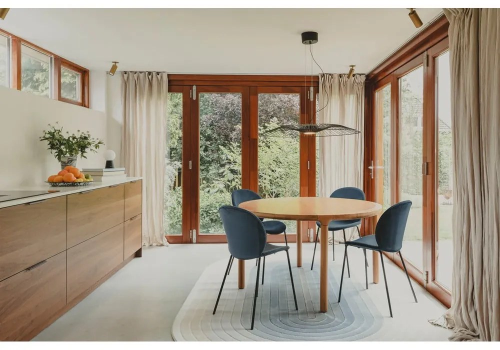 Fekete LED szabályozható függőlámpa ø 90 cm Spider – Zuiver