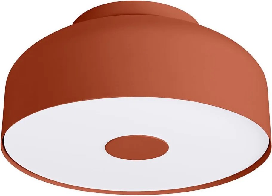 Sollux SL.1681 - Mennyezeti lámpatest OMIQ 4xE27/15W/230V átm. 30 cm piros