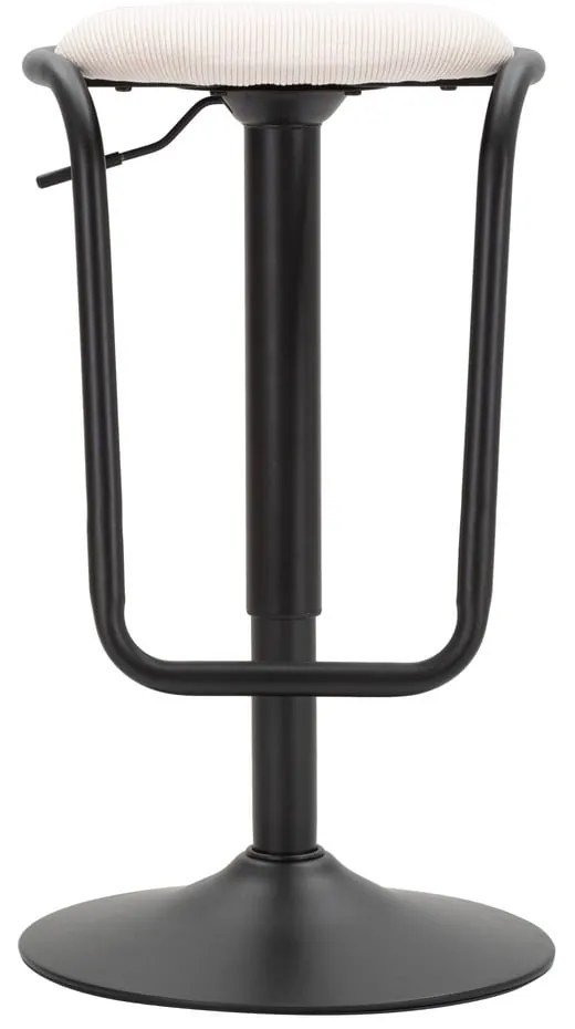 Fehér-fekete kárpitozott állítható magasságú bárszék (ülésmagasság 61 cm) Destiny – Mauro Ferretti