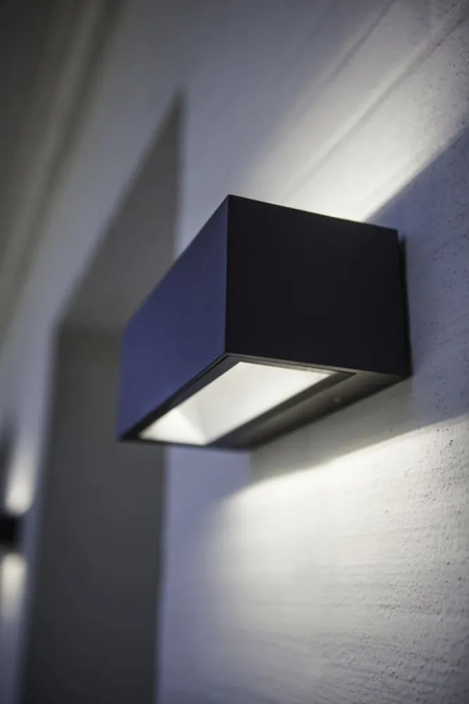 LUTEC 5189104118 GEMINI Modern Kültéri Fali Lámpa LED IP54