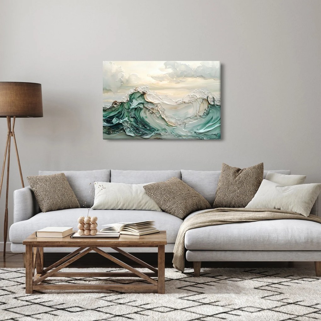 Kép - 3D tengeri absztrakció (90x60 cm)