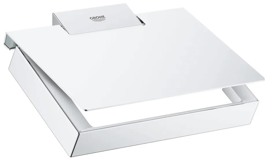 GROHE 40781000 - SELECTION CUBE WC-papírtartó, fényes króm