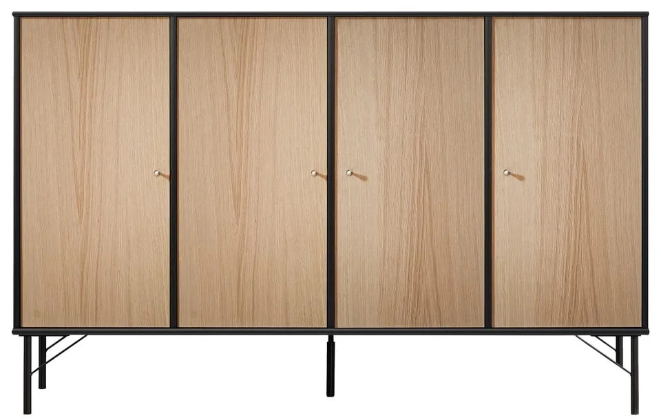 Komód tölgyfa dekorral Hammel Mistral Kubus, 136 x 89 cm