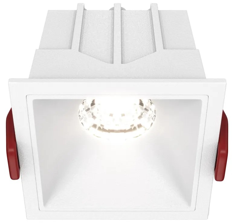 DL043-01-10W4K-SQ-W Alfa LED Alumínium Süllyesztett Lámpa Fehér Színű LED 10 W 4000 Kelvin 550 Lumen IP20