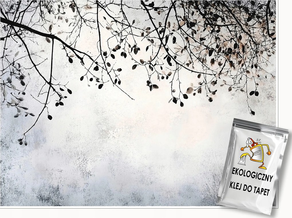 Fotótapéta Ágak Beton Fa Hálószoba Nappali Tapéta Flizelina 200x140