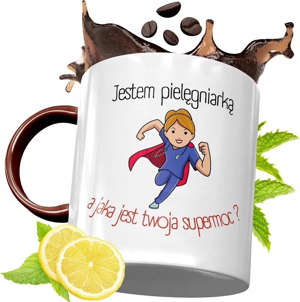 Bordó Bögre Ápolónőnek Születésnapra Ajándék fényképes nyomattal