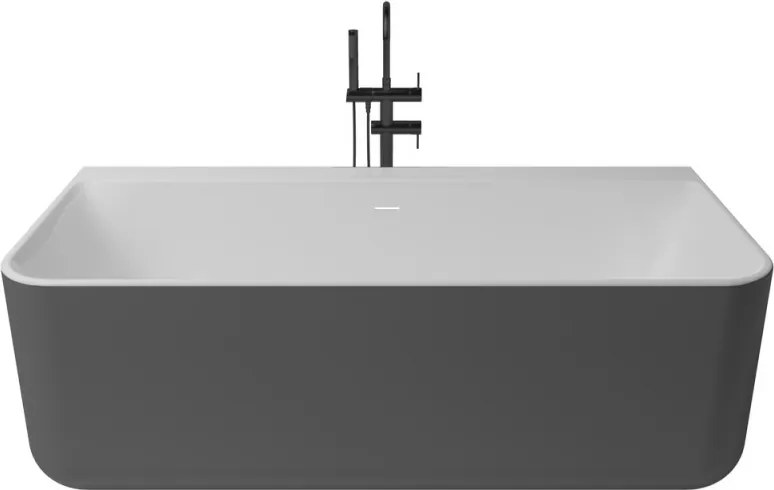 Kivu Wall kád_80x175_Titanio Metallic/Blanco Mate