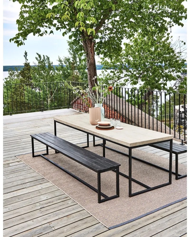 Bézs kültéri-beltéri szőnyeg 60x125 cm Effi Granit – Pappelina