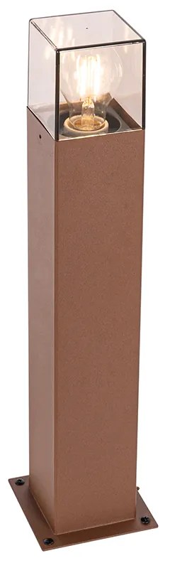 Kültéri lámpa 50 cm rozsdabarna talp és kábelcsatlakozóval - Denmark