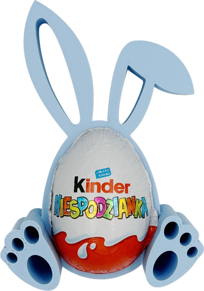 Nyuszi tojás állvány Kinder meglepetés húsvét nyúl állvány