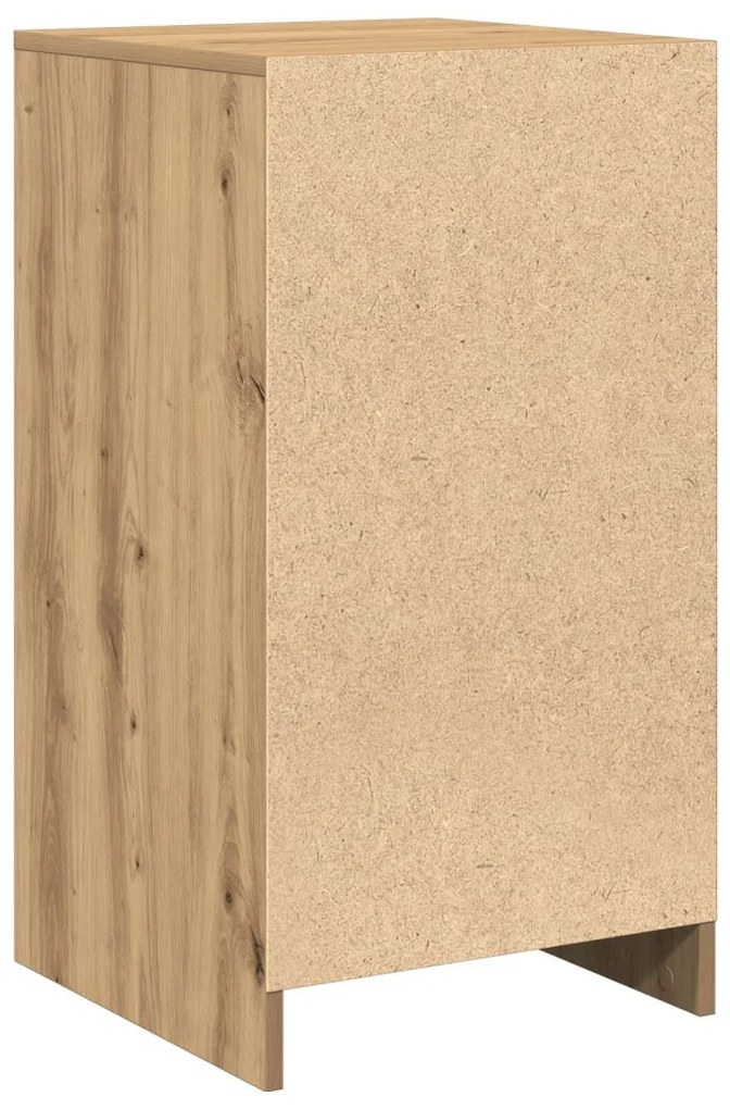 Széf fiókkal kézműves tölgy 40 x 40.5 x 75 cm Faanyag