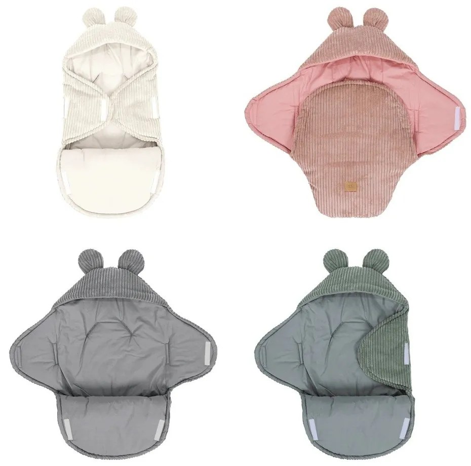 Bézs kordbársony babapólya 45x80 cm – Meowbaby