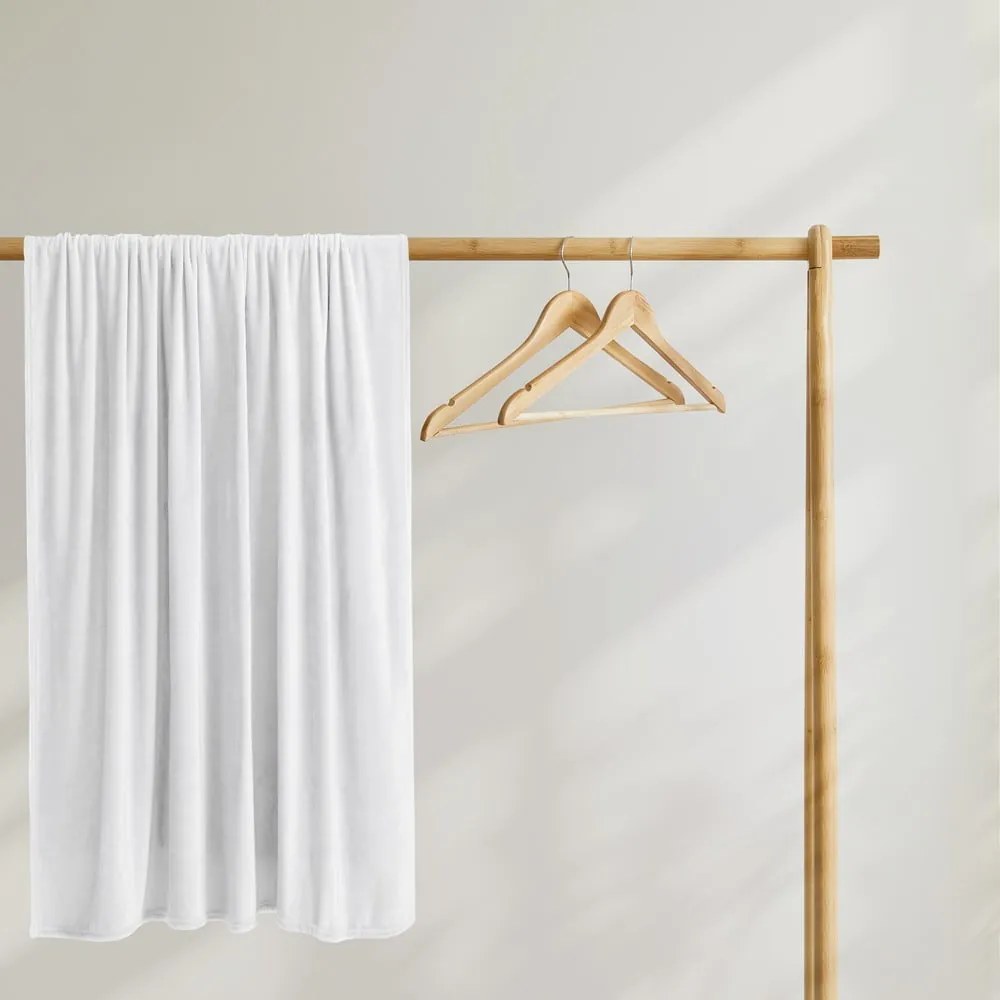 Mic fehér mikroszálas takaró, 160 x 210 cm - DecoKing