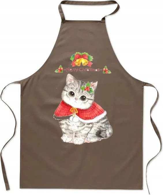 Konyhai kötény Karácsonyi Merry Christmas Cica Karácsony