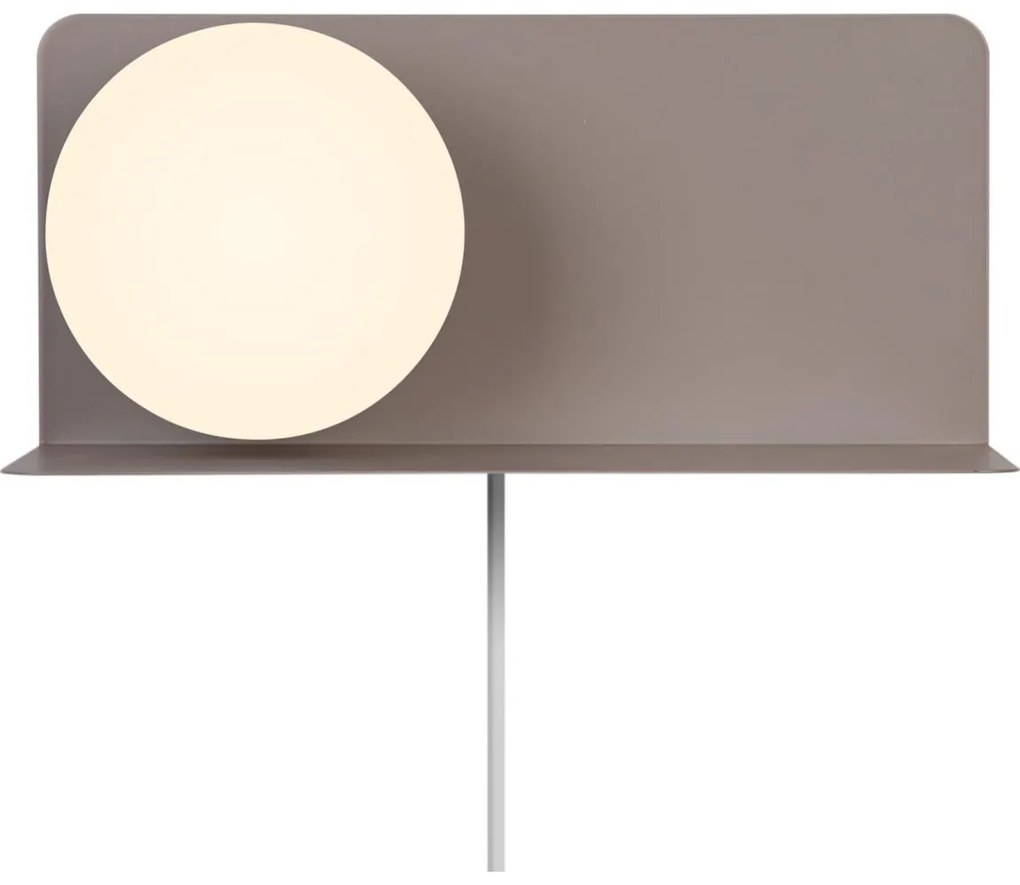 Nordlux - LILIBETH fali lámpa polccal 1xE14/25W/230V barna