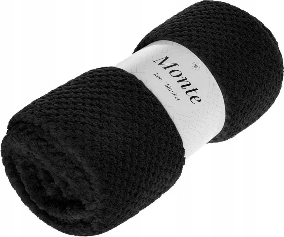 Monte mikroszálas ágytakaró 200x220 fekete