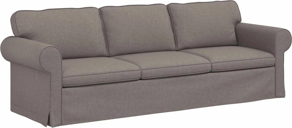 vidaXL Kanapé Tópszínű 215 x 82 x 80 cm szövet