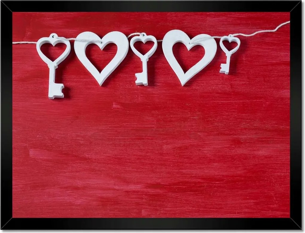 Poszterek keretben 40x30 Nőnap Ajándék Love