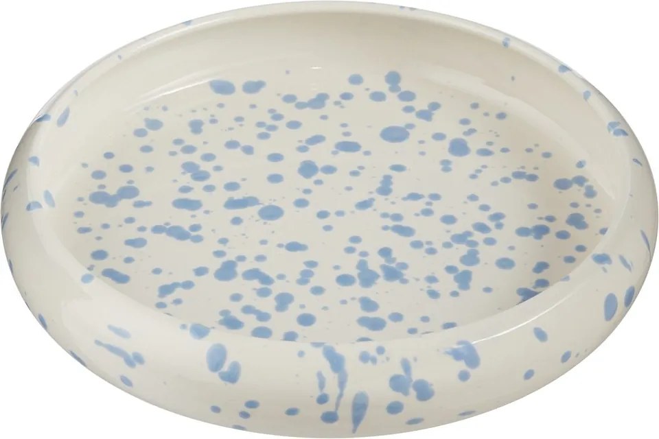 BOOGY SPLASH tésztás tányér 24 cm , kék