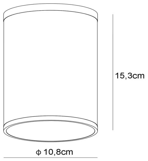 Lucide 27870/01/30 - Fürdőszobai mennyezeti lámpa TUBIX 1xE27/24W/230V