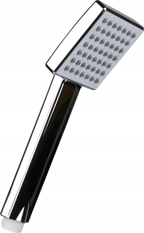 Négyzet alakú zuhanyfej, krómozott