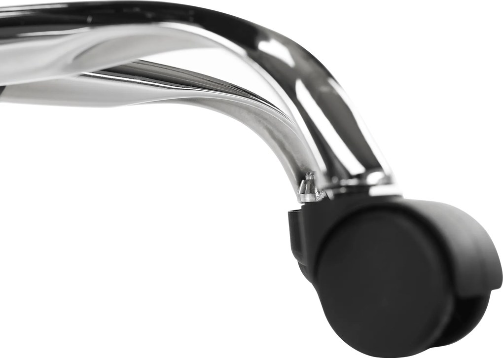 Irodai szék, szürke/króm, EDIZ