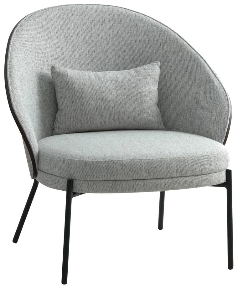 Világosszürke fotel Canelas – House Nordic