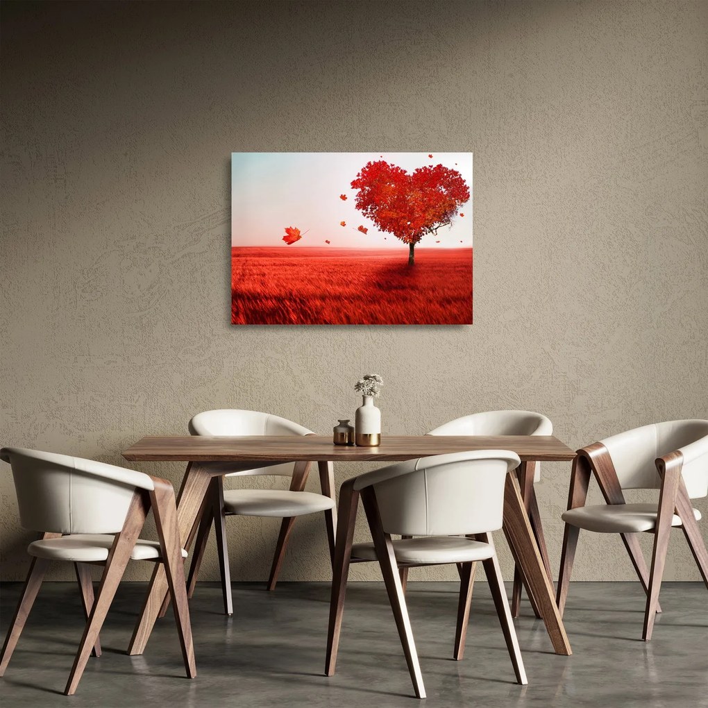 Kép - A szeretet fája (üvegen) (70x50 cm)