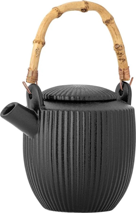 Fekete kőedény teáskanna 850 ml Neri – Bloomingville