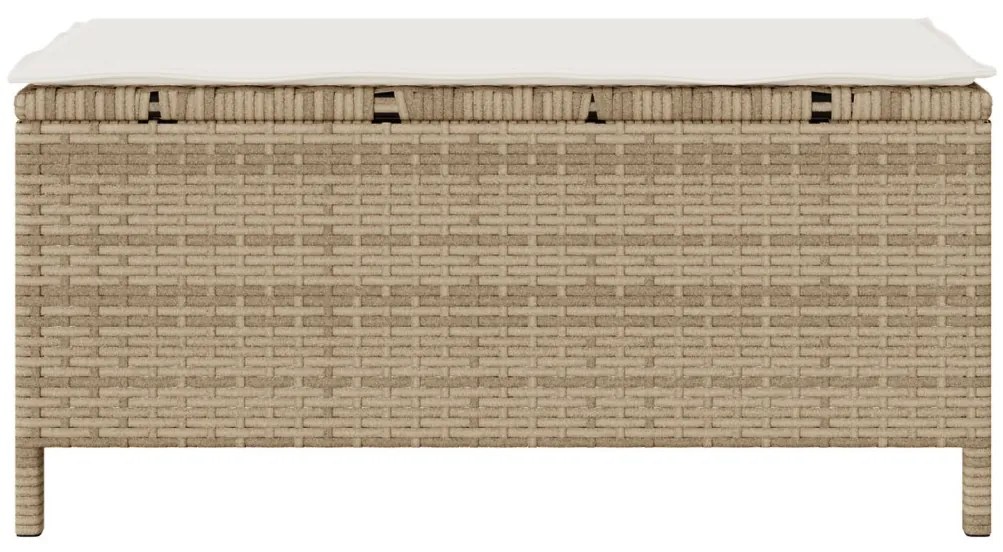 Kert étkező szett Bézs Poli rattan