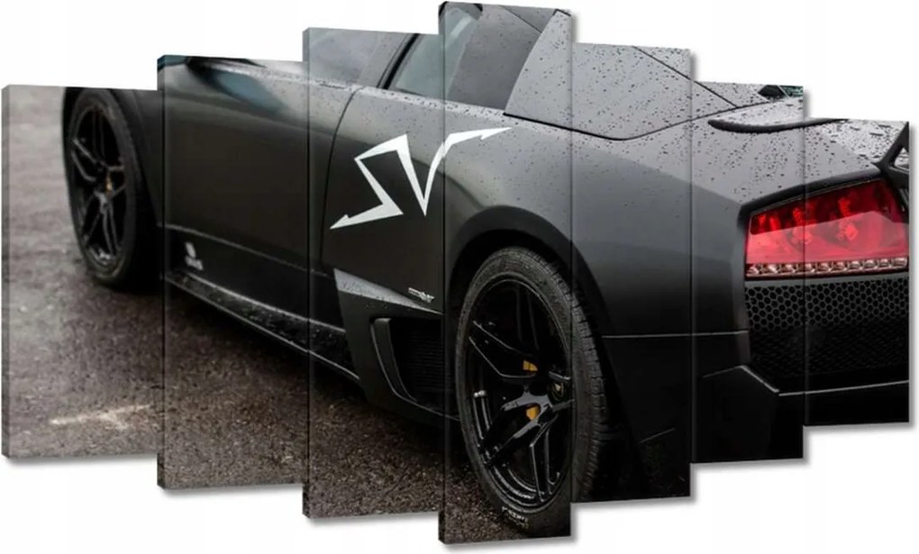 Vászonkép 140x80 Fekete autó