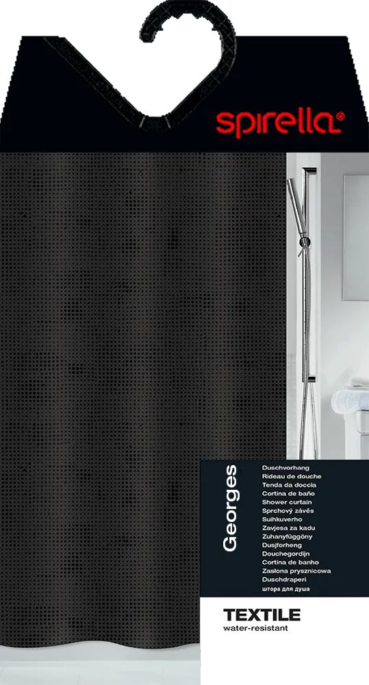 Zuhanyfüggöny 180x200 cm Georges – Spirella