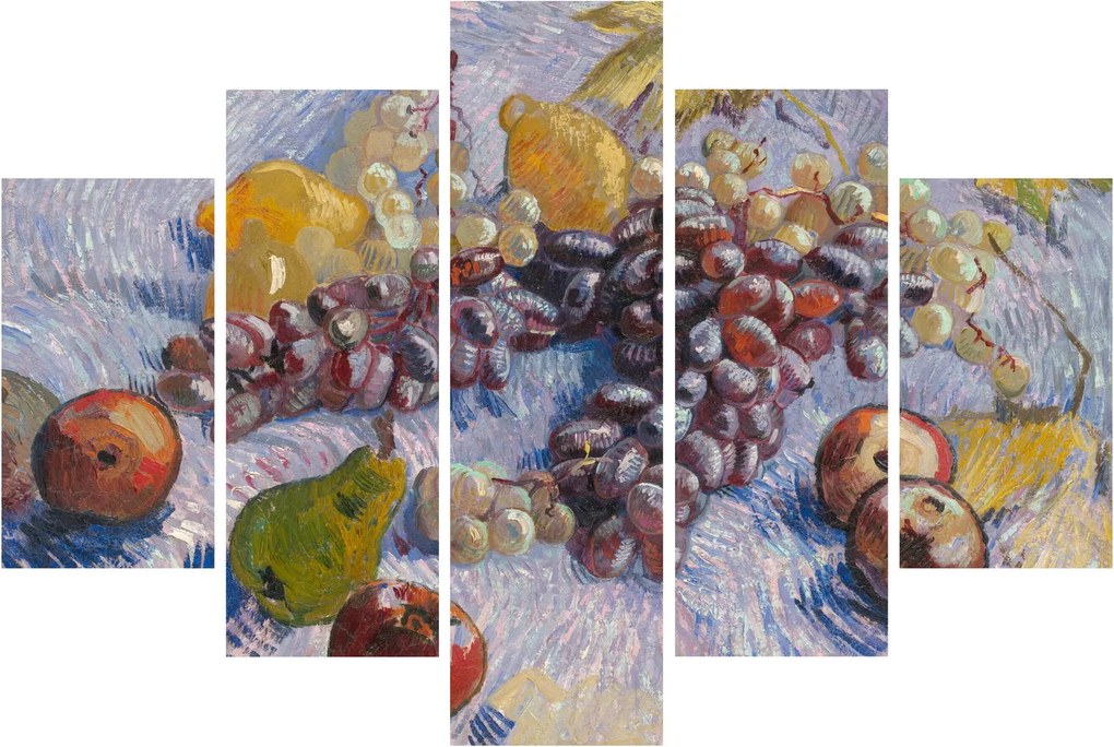 Kép - Vincent van Gogh, Grapes, Lemons, Pears, and Apples, reprodukciók (150x105 cm)