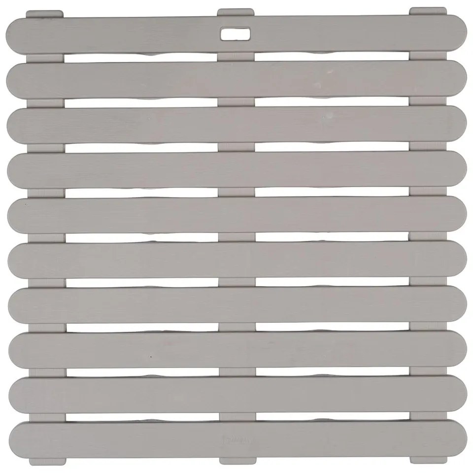 Bézs műanyag fürdőszobai kilépő 55x55 cm – Wenko
