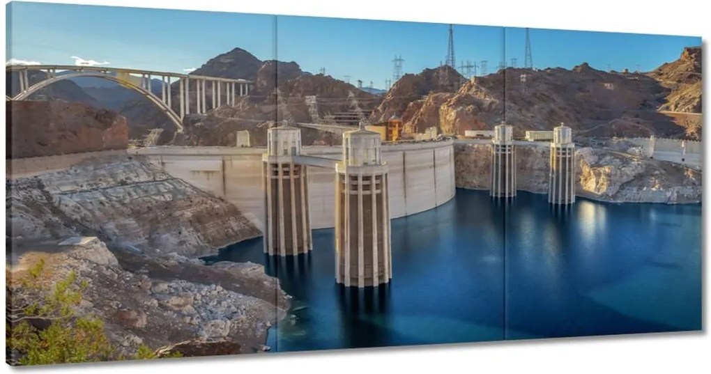 Festmények 120x60 Gát Tájkép