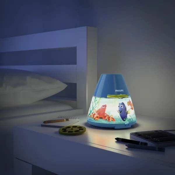 Philips 71769/90/16 - LED Gyerek projektor DISNEY DORY LED/0,1W/3xAAA